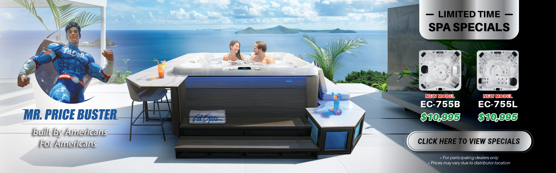 Calspas hot tub being used in a family setting - Skokie